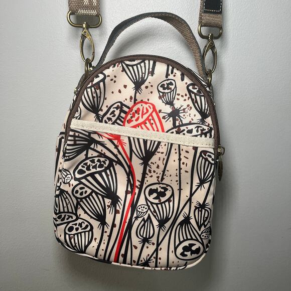 ANFUMAN Women's Small Zip Crossbody Bag Purse Lotus Root - Picture 2 of 8